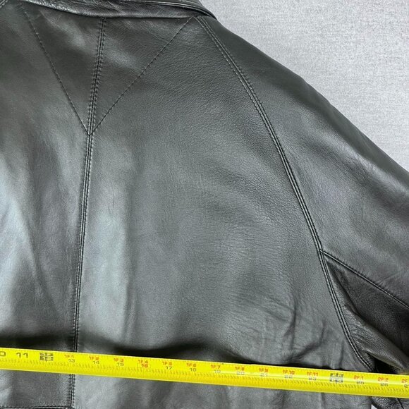 FR TRIPLER & Co CLASSIC leather jacket size XL buttery leather - Picture 5 of 5